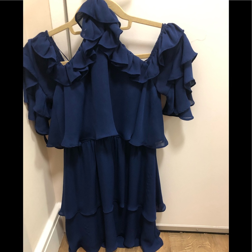 Off the shoulder ruffled dress